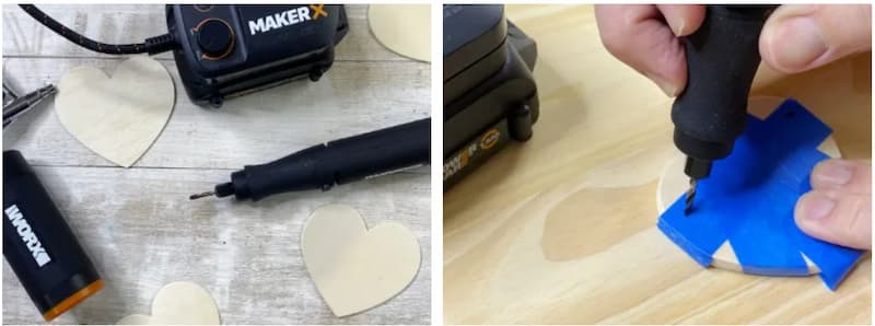 Сверлим сердечки гравировальной машинкой Maker X