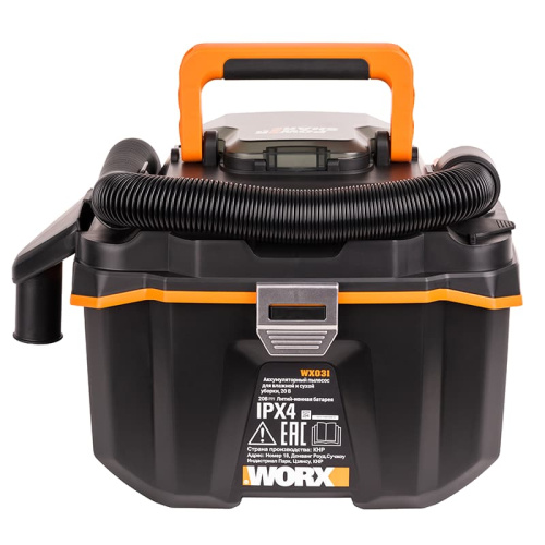 Пылесос хозяйственный для сухой и влажной уборки WORX NITRO WX031.9 20V аккумуляторный фото 5