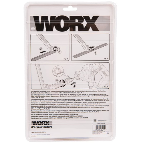 Насадка-водосгон WORX WA4050 для аккумуляторной мойки высокого давления фото 3